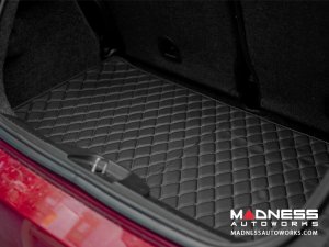 FIAT 500 Cargo Area Cover - All Weather - LUXUS - w/o Premium Sound - Black w/ Black Stitching